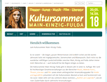 Tablet Screenshot of kultursommer-hessen.de